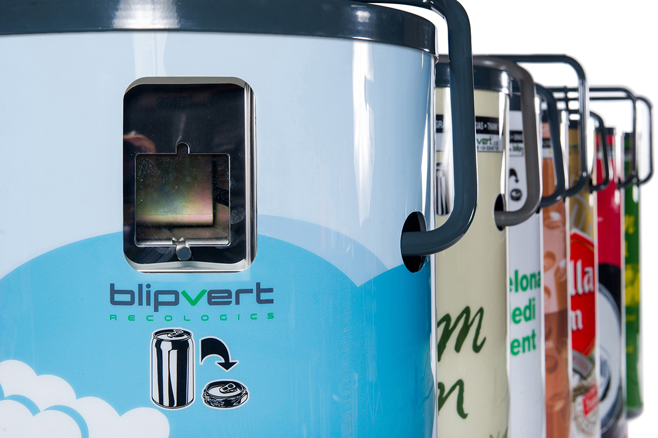 Compactadora de latas - Aplasta Latas - Blipvert Recologics